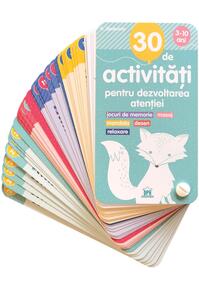 Copertă produs 30 de activități pentru dezvoltarea atenției (3-10 ani)