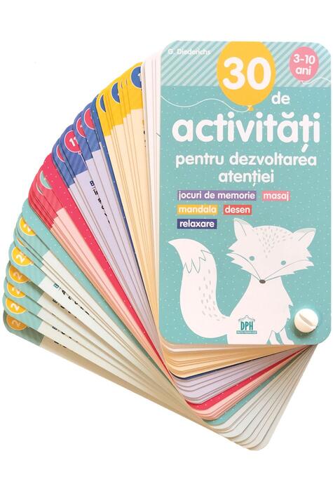 Copertă produs 30 de activități pentru dezvoltarea atenției (3-10 ani)
