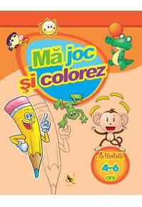 Copertă produs Mă joc și colorez. Activități (4-6 ani)