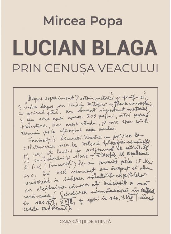 Copertă produs Lucian Blaga. Prin cenuşa veacului - gallery big 1