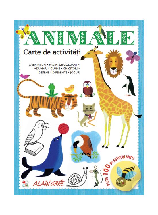 Copertă produs Animale. Carte de activități. Peste 100 de autocolante! - gallery big 1