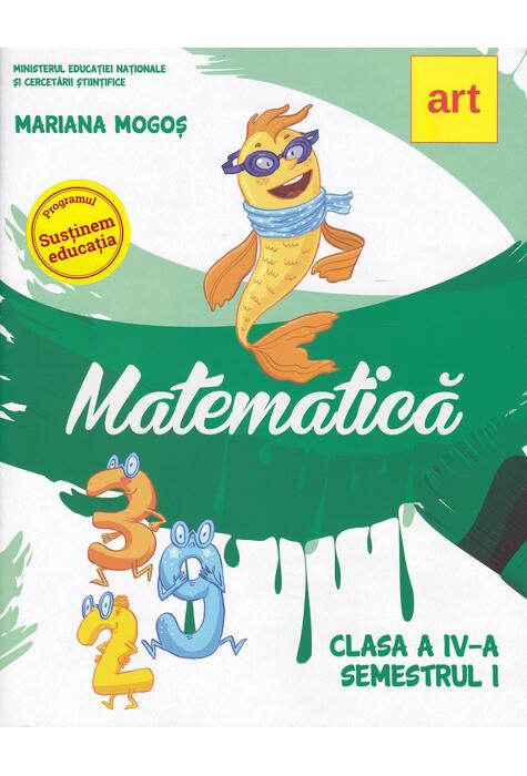 Copertă produs Matematică - Clasa a IV-a - Semestrul I (+CD)