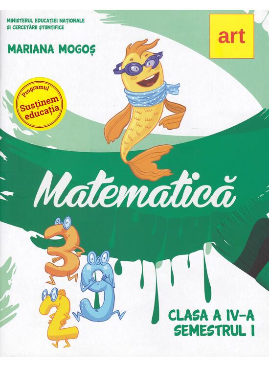 Copertă produs Matematică - Clasa a IV-a - Semestrul I (+CD) - gallery big 1