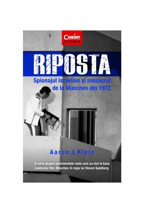Copertă produs Riposta. Spionajul israelian și masacrul de la M&uuml;nchen din 1972