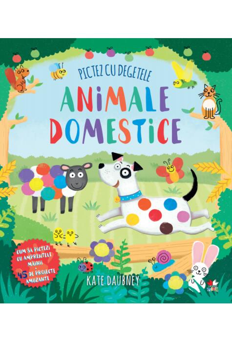 Copertă produs Pictez cu degetele. Animale domestice