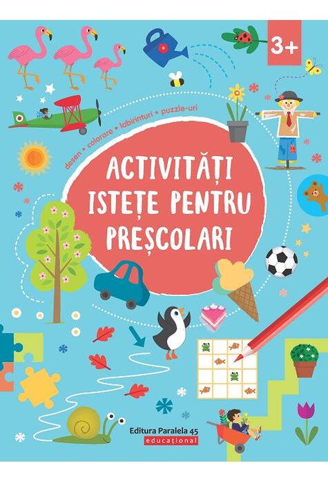 Copertă produs Activități istețe pentru preșcolari (3 ani +)