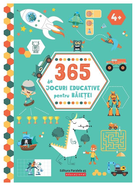 Copertă produs 365 de jocuri educative pentru băieței - gallery big 1