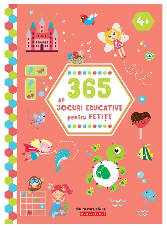 Copertă produs 365 de jocuri educative pentru fetițe - gallery big 1