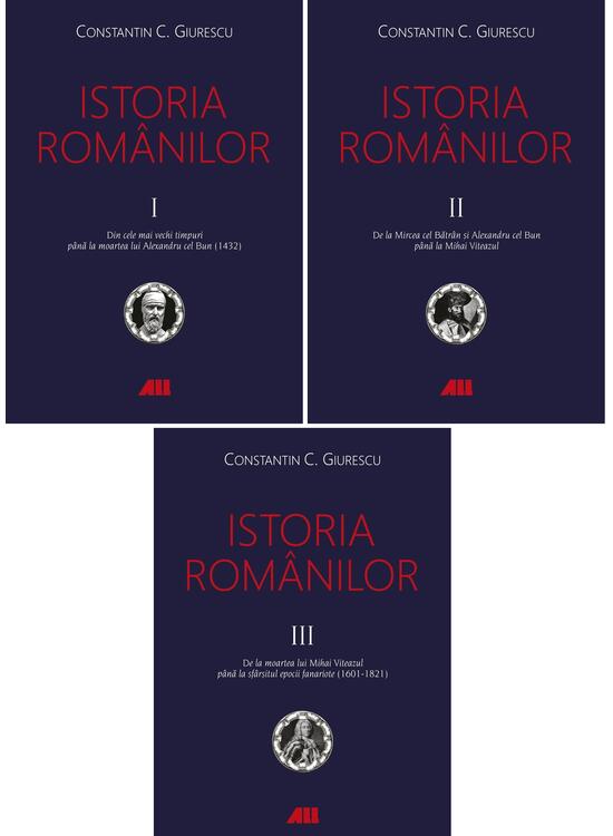 Copertă produs Istoria rom&acirc;nilor (3 volume) - gallery big 1