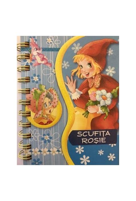 Copertă produs Scufița roșie. Poveste și activități (carte cu spirală)