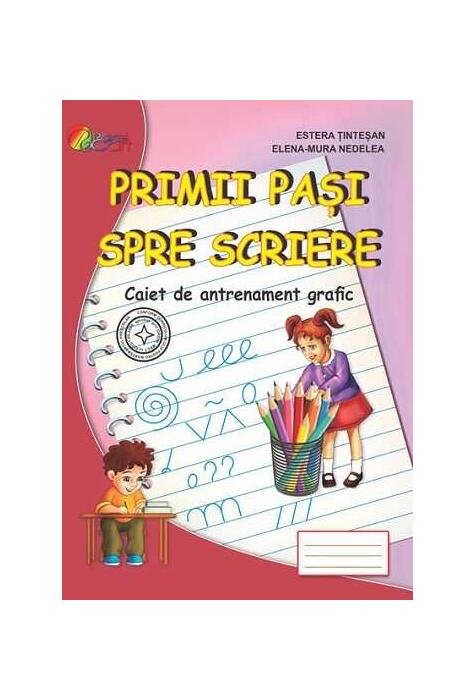 Copertă produs Primii pași spre scriere. Semne Grafice. Caiet de antrenament grafic