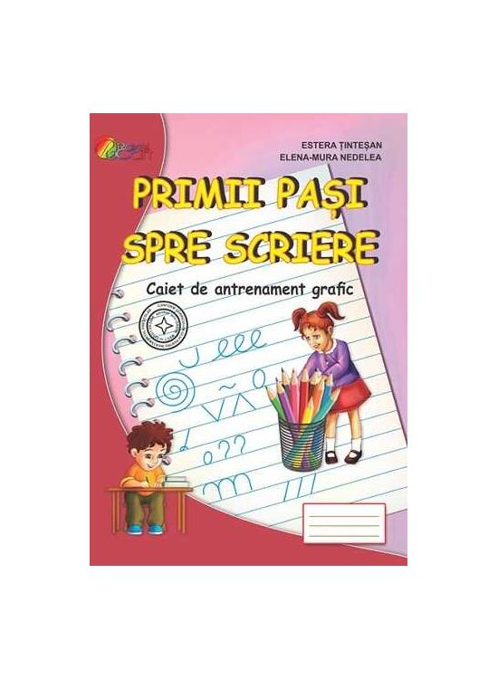 Copertă produs Primii pași spre scriere. Semne Grafice. Caiet de antrenament grafic - gallery big 1