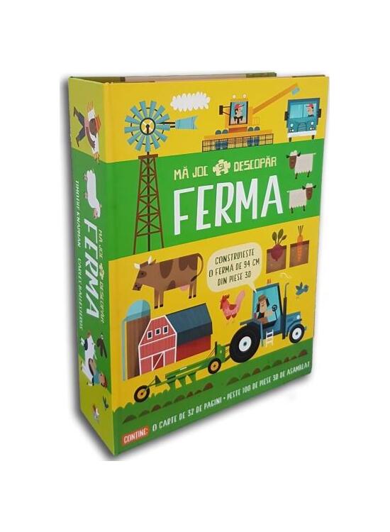 Copertă produs Mă joc și descopăr. Ferma (conține puzzle 3D) - gallery big 1