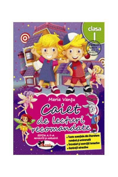 Caiet de lecturi recomandate Clasa I