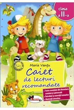 Copertă produs Caiet de lecturi recomandate Clasa a II-a