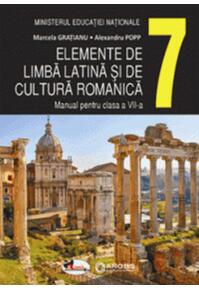 Copertă produs Elemente de limbă latină și de cultură romanică. Manual clasa a VII-a