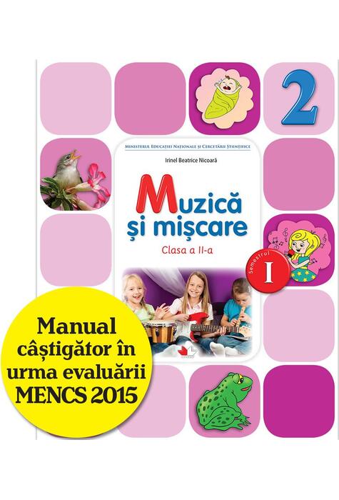 Copertă produs Muzică și mișcare. Manual pentru clasa a II-a