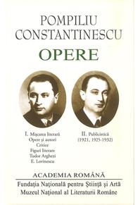 Copertă produs Pompiliu Constantinescu. Opere (Vol. I+II)