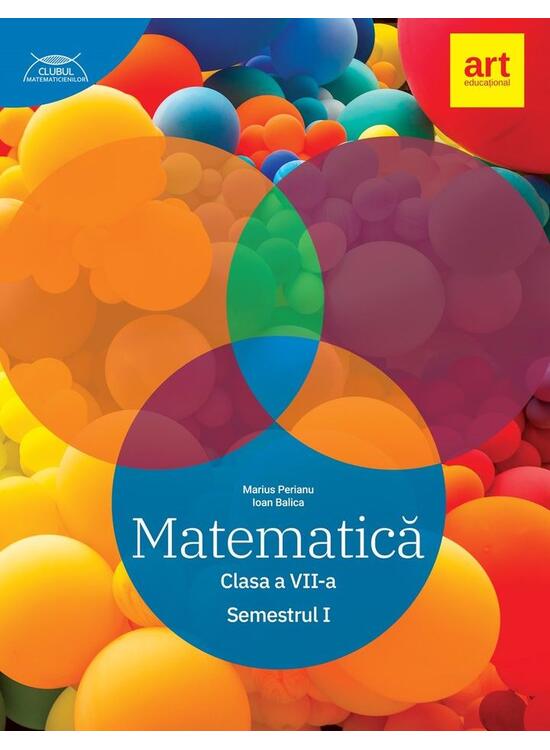 Copertă produs Matematică. Clasa a VII-a. Semestrul 1 - Traseul albastru. Clubul Matematicienilor - gallery big 1