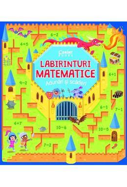 Copertă produs Labirinturi matematice. Adunări și scăderi