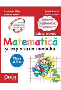 Copertă produs Matematică și explorarea mediului. Caietul elevului pentru clasa a II-a