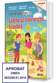 Copertă produs Caiet de pregătire la Limba și literatura rom&acirc;nă. Clasa a IV-a, semestrul 1