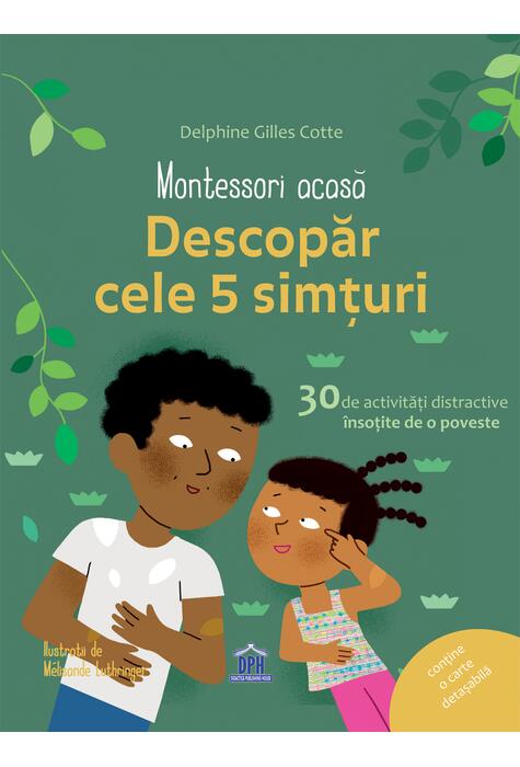 Copertă produs Montessori acasă. Descoperă cele cinci simțuri