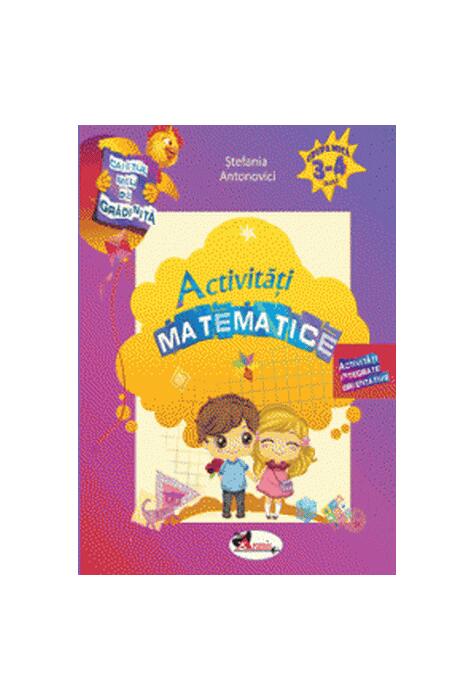 Copertă produs Caietul meu de grădiniță. Activități matematice (3-4 ani)