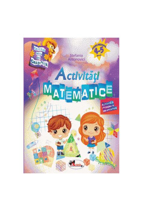Copertă produs Caietul meu de grădiniță. Activități matematice (4-5 ani)