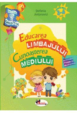 Copertă produs Caietul meu de grădiniță. Educarea limbajului și cunoașterea mediului (3-4 ani)