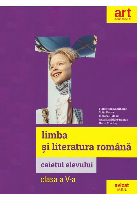 Copertă produs Caietul elevului. Limba și literatura rom&acirc;nă. Clasa a V-a.