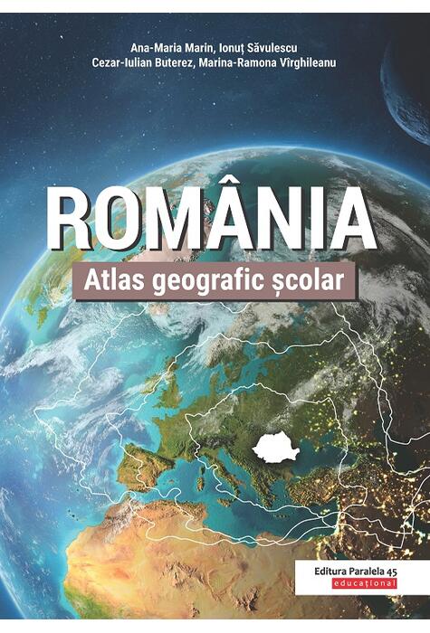 Copertă produs Rom&acirc;nia. Atlas geografic şcolar