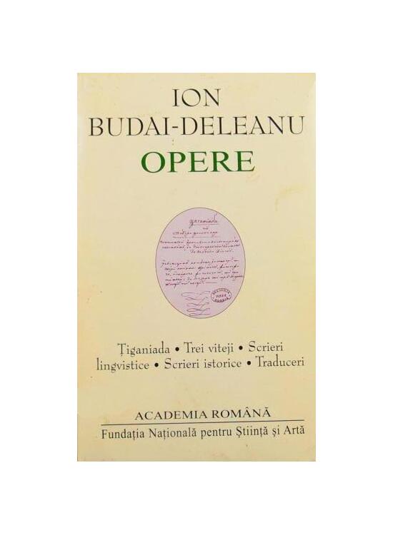 Copertă produs Ion Budai-Deleanu. Opere - gallery big 1
