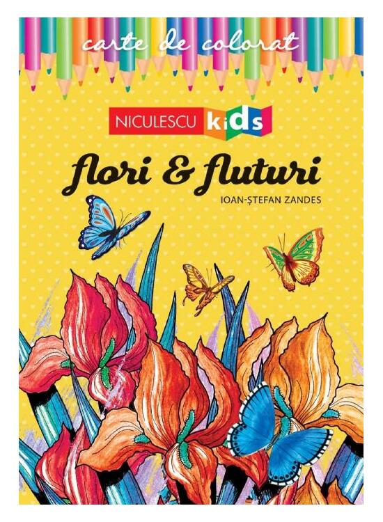 Copertă produs Carte de colorat Flori & Fluturi - gallery big 1