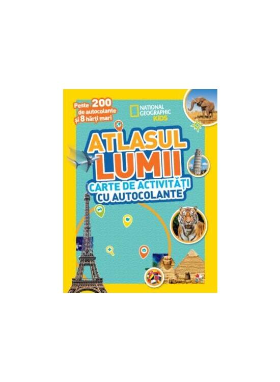 Copertă produs Atlasul lumii. Carte de activități cu autocolante - gallery big 1