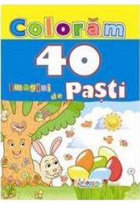 Copertă produs Colorăm. 40 de imagini de Paști