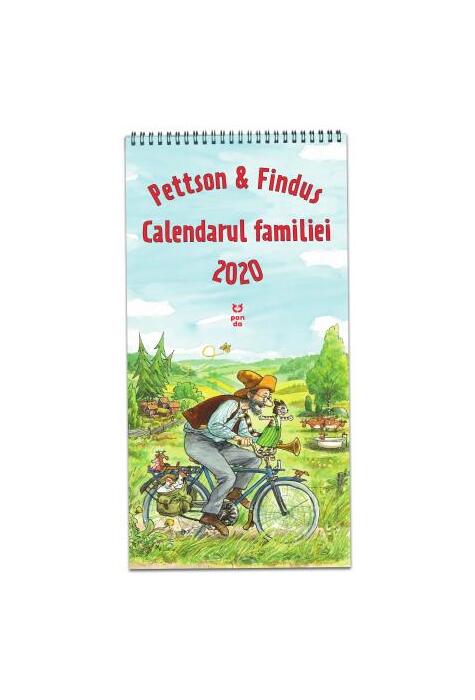 Copertă produs Pettson și Findus. Calendarul familie 2020