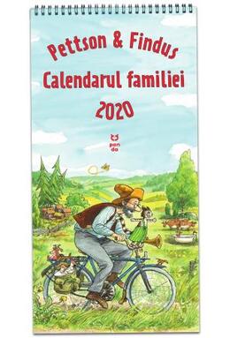 Copertă produs Pettson și Findus. Calendarul familie 2020