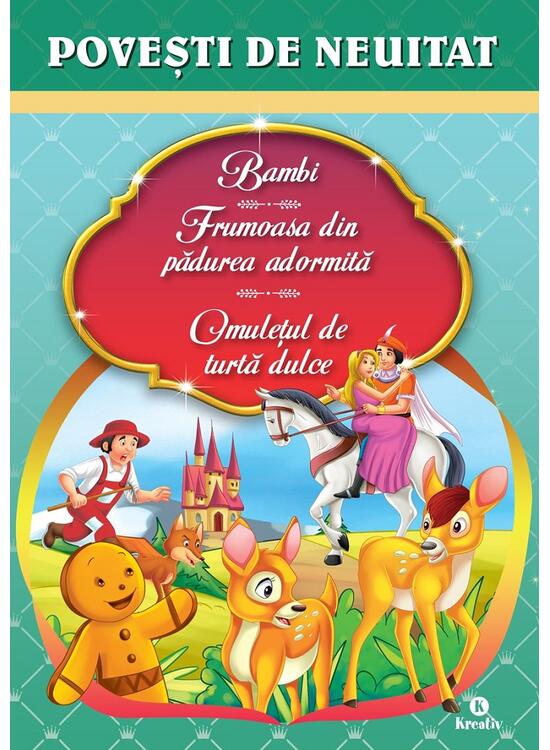 Copertă produs Bambi. Frumoasa din pădurea adormită. Omuleţul de turtă dulce - gallery big 1
