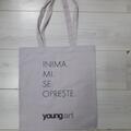 Copertă produs Plasă p&acirc;nză cu imprimeu Young Art (roz) - gallery small 