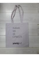 Plasă p&acirc;nză cu imprimeu Young Art (roz)