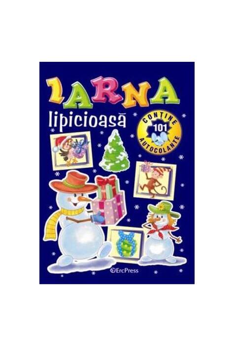 Copertă produs Iarna lipicioasă. Conține 101 de autocolante