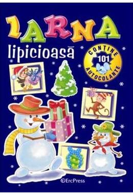 Copertă produs Iarna lipicioasă. Conține 101 de autocolante