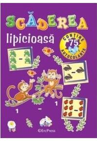 Copertă produs Scăderea lipicioasă. Conține 75 de autocolante