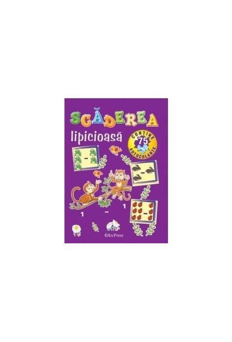 Copertă produs Scăderea lipicioasă. Conține 75 de autocolante