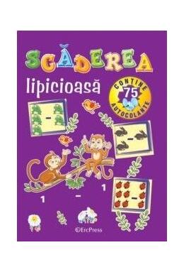 Copertă produs Scăderea lipicioasă. Conține 75 de autocolante