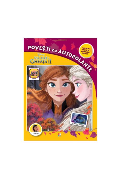 Copertă produs Disney. Regatul de gheață II. Povești cu autocolante