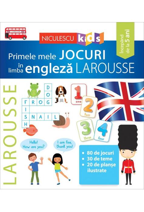 Copertă produs Primele mele jocuri în limba engleză Larousse