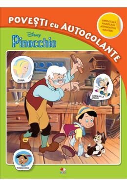 Copertă produs Disney. Pinocchio. Povești cu autocolante