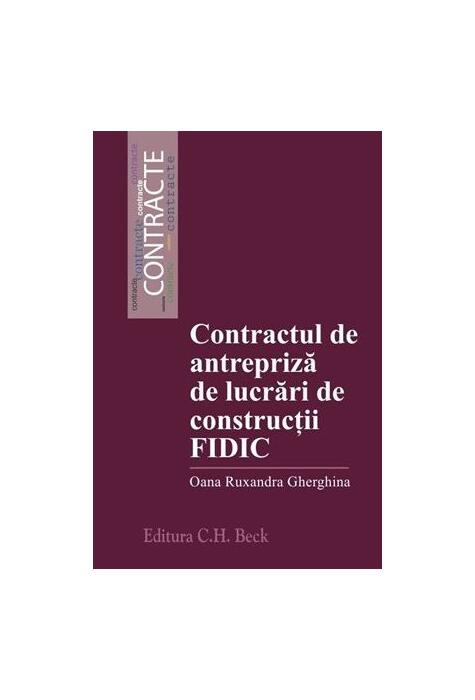 Copertă produs Contractul de antrepriză de lucrări de construcții FIDIC